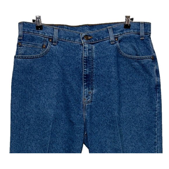 Vintage Levis 540 Y2K Jeans Mens 38X32 Relaxed Medium Wash Workwear 1999 - Picture 5 of 10